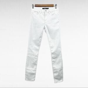 Hudson Womens 25 Soft‎ Light Gray Paint Splatter Mid Rise Jeans Statement
